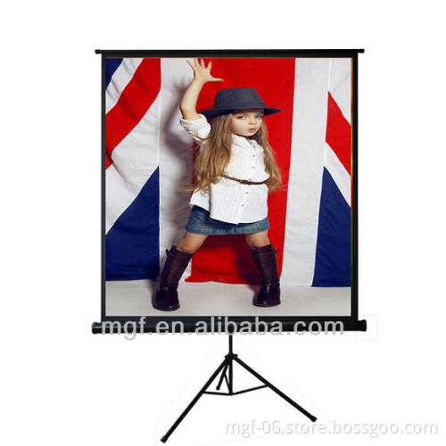 54''X96''Tripod projector Screen with matte white fabric